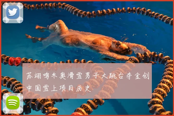 苏翊鸣冬奥滑雪男子大跳台夺金创中国雪上项目历史